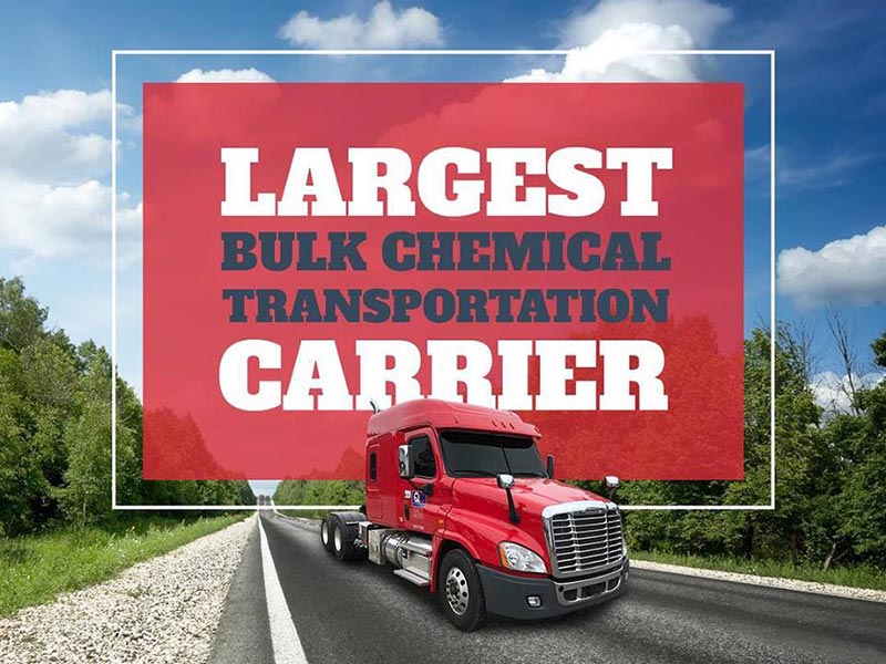 Quality Carriers is the largest bulk chemical transportation company in America!